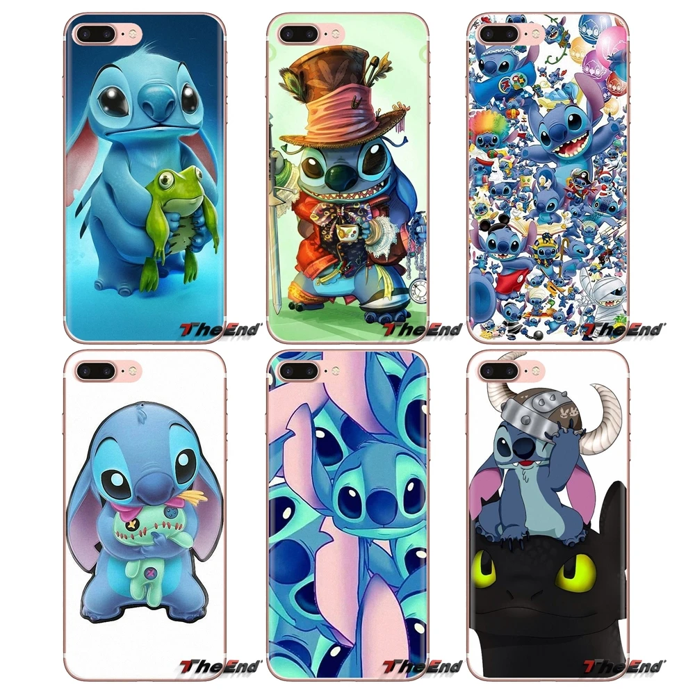 

Transparent Soft Bag Case For LG Spirit Motorola Moto X4 E4 E5 G5 G5S G6 Z Z2 Z3 G2 G3 C Play Plus Mini cute cartoon Lilo Stitch