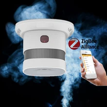 Zigbee Hub управление приложением 85 дБ Сигнализация громкость пожарный датчик дымовой сигнализации