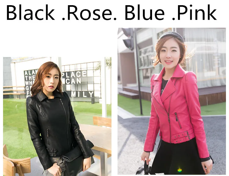 Весна осень кожаная куртка Женская корейская мода пальто из искусственной кожи бренд большой размер шорты Куртки из искусственной кожи 2XL 3XL 4XL