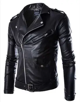 

Winer Jacket men Motorcycle PU Outerdoor Coat men