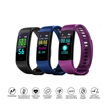 

Smart Bracelet Heart Rate Monitor Watch Blood Oxygen Monitor Smart Wristband IP67 Fitness Tracker Message Push for Android IOS