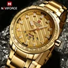 2017 New Luxury Brand NAVIFORCE Watches Men Sport Full Steel Quartz Watch Man 3ATM Waterproof Clock Men's Military Wrist watches ► Photo 2/6