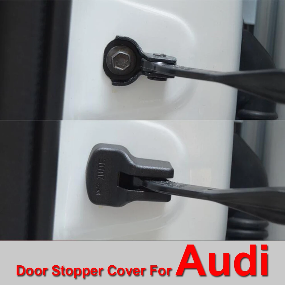 Rubber Car Door Stopper Protection Cover for Audi A6 A4L A5 Q3 car door