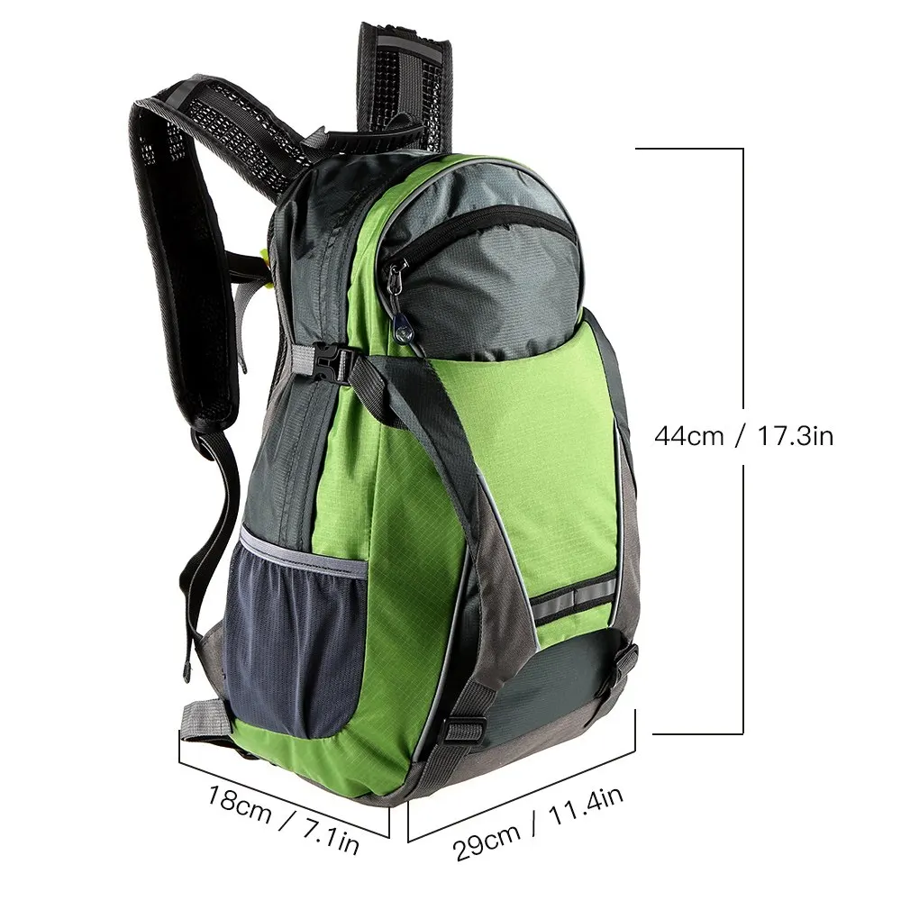 Cheap Lixada  Bike Reflective Bag New LED Turn Signal Light 18L Cycling Bicycle Backpack Pack for Outdoor Safety Night Riding 5