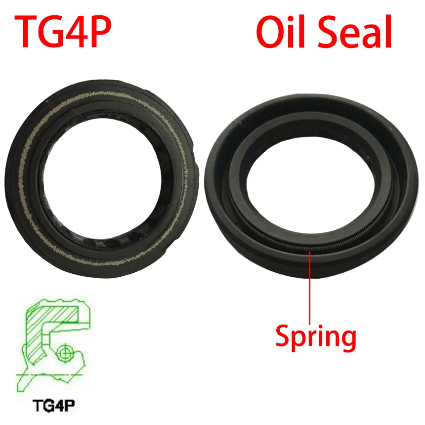 10 pcs TC 13x22x5 //5.5 7 Rubber Double Lip Oil Shaft Seal