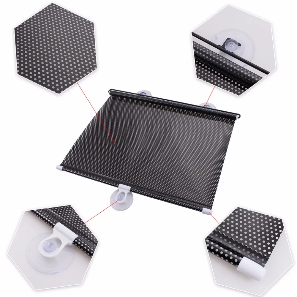 car sun protector shade roller front