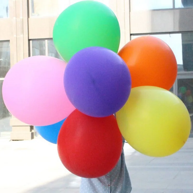 27 Inch Big Helium Inflable Latex Balloon Round Oval Giant Balloons