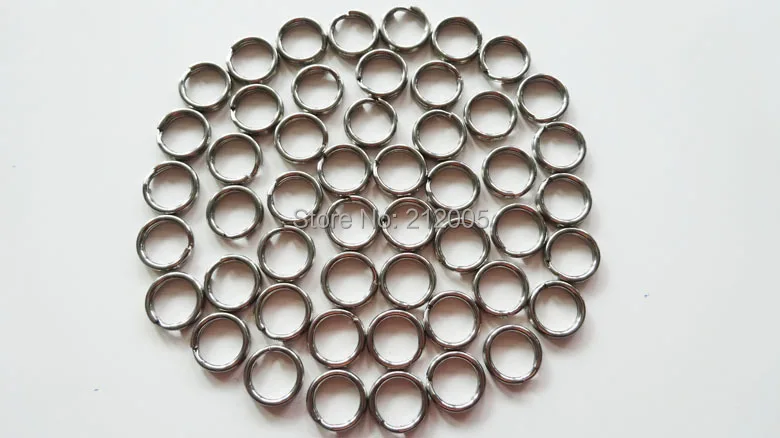 

100 X FISHING LURE STRONG TENSILE FORCE Double ring SPLIT RINGS #13 / #10/ #9 / #8 /#7.5 /#7 /#6.5 Free Shipping