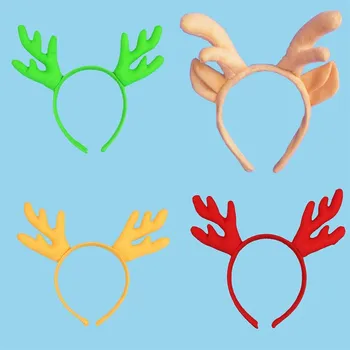

Children Kids Boy Girl Deer Horn Headband Props Antlers Cosplay Birthday Party Supplies Hair Accessories Halloween Christmas