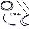 BEIER Leather silica gel Cord Lanyard Pendant Stainless Steel Screw Lock Korean Fashion Men's choker Rope Necklace PSXL011 ► Photo 3/6