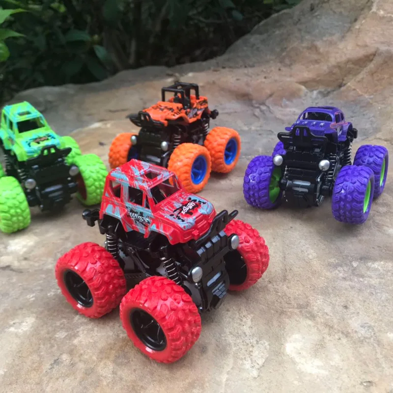 

1pcs Mini Inertia Four-wheel Drive SUV Model Toy For Kids Creative Simulation Manual Toy Cars Practical Climbing Toy Gifts