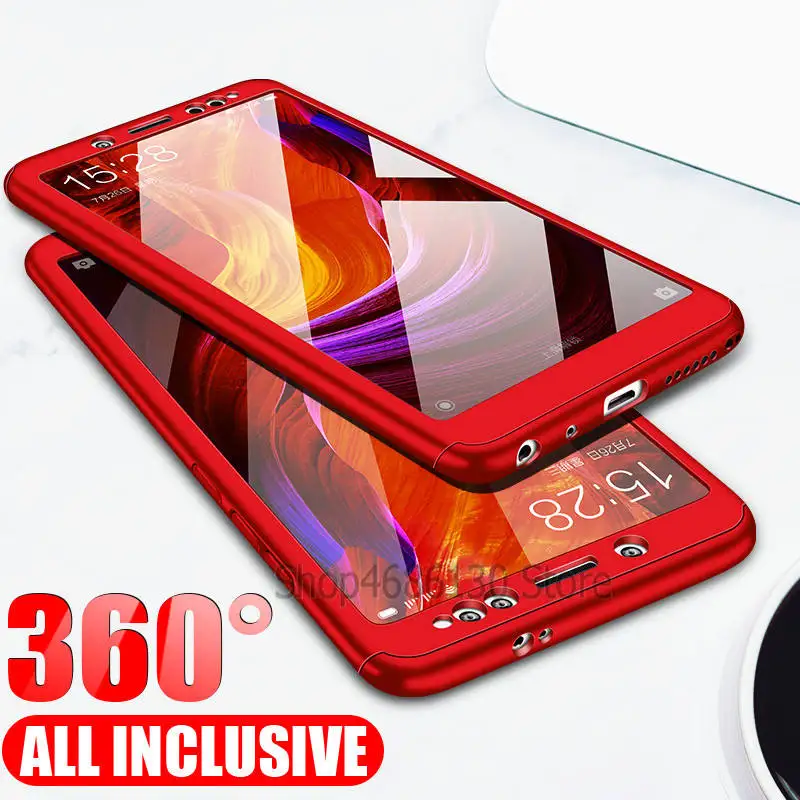 Luxury 360 Full Cover Phone Case For Xiaomi Redmi 5 Plus Note 5 5A 6 Pro Shockproof Coque Cases For Redmi 6 6A Note 7 6 Pro Case Luxury 360 Full Cover Phone Case For Xiaomi Redmi 5 Plus Note 5 5A 6 Pro Shockproof Coque Cases For Redmi 6 6A Note 7 6 Pro Case