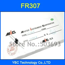 200 шт./лот FR307 модуль быстрого восстановления диода
