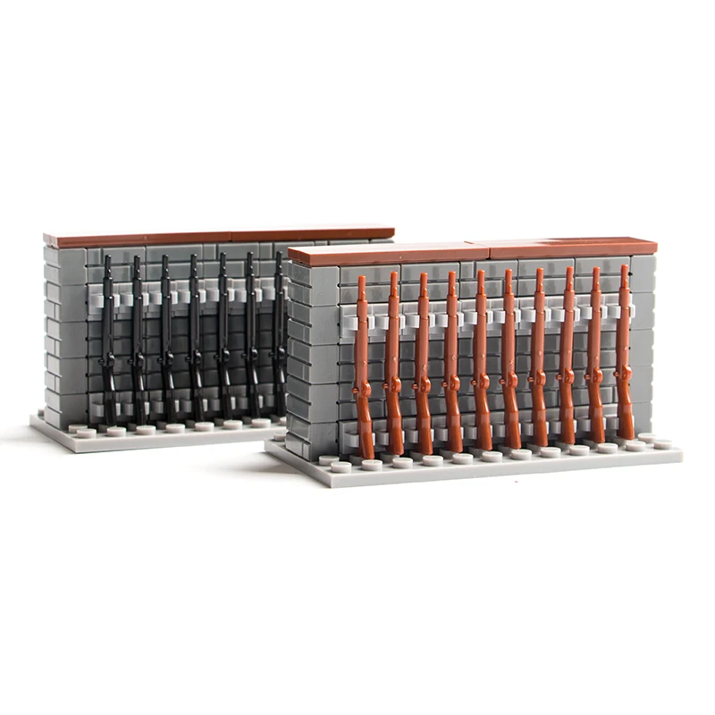 

WW2 Military Soldiers Rifle Weapons Building Blocks Army MOC Gun Model Accessories Blocks SWAT Police Figures Parts Blocks Toy