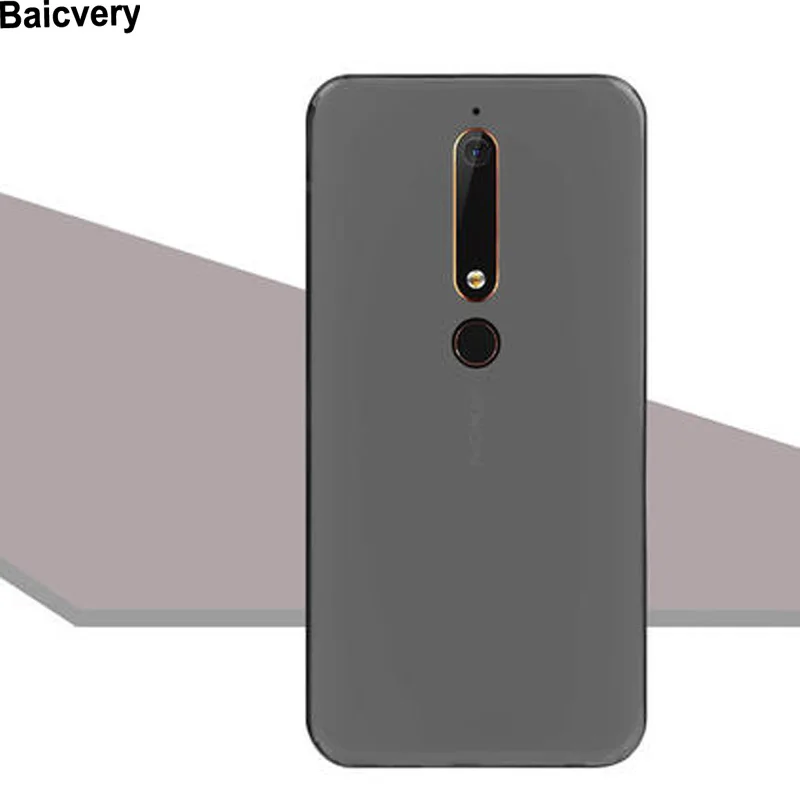 Silicon TPU Rubber Case For Nokia6 2018 Nokia 6 1 TA 1068 TA 1050 TA
