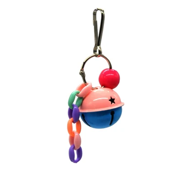 

1 pcs Pet Bird Ring Bell Ball Parrot Toys Hanging Squirrel Hamster Parakeet Birdcage Parrot Cage Toys For Parrots Birds Supplies