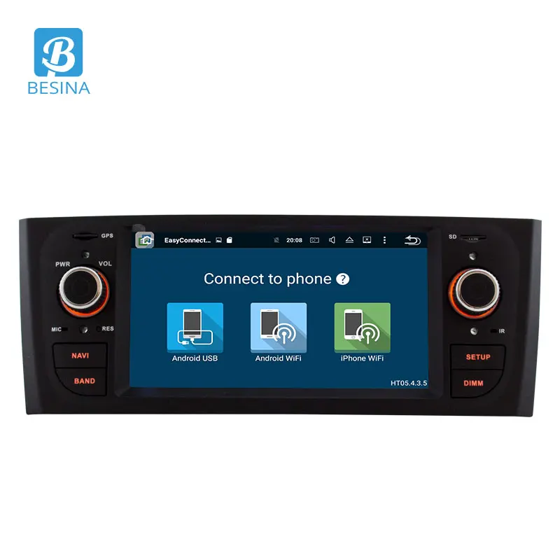 Besina Android 8 0 автомобильное радио для Fiat Grande Punto Linea 2007 2008 2009 2010 2012 мультимедийный