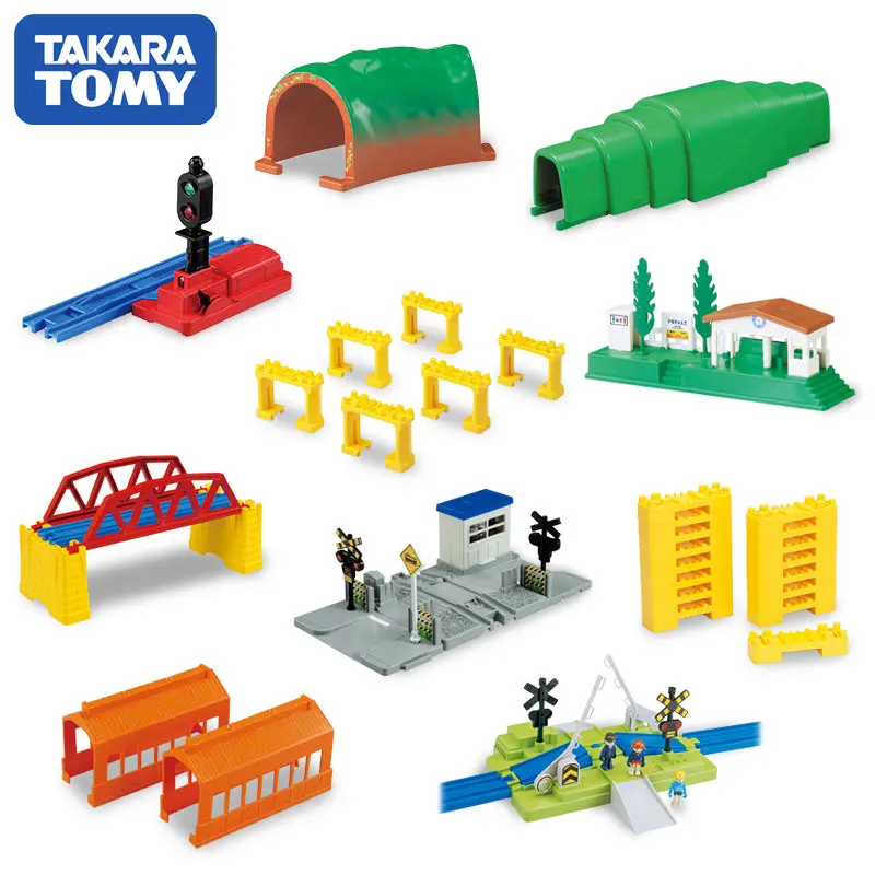 Пластиковая рельсовая трасса Takara Tomy Plarail аксессуары для рельсов