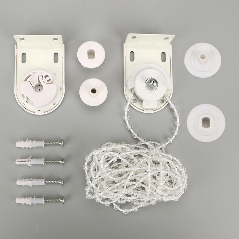 

High Quality manual Rolling Blinds accessories metal Bracket Shade Cluth Bracket Bead Chain 28mm/38mm kit for home decor