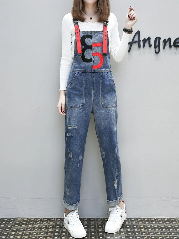 Womens Spring Autumn New Denim Overalls Black and Blue Jumpsuits Casual S-2XL Jumpsuits Pencil Pant Jeans Romper Female NO856 Womens Spring Autumn New Denim Overalls Black and Blue Jumpsuits Casual S-2XL Jumpsuits Pencil Pant Jeans Romper Female NO856