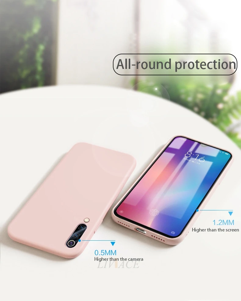 original liquid silicone phone case for xiaomi mi 9 se lite pro a3 xiomi soft back cover case for xiaomi mi9 9se xiaomi9 fundas