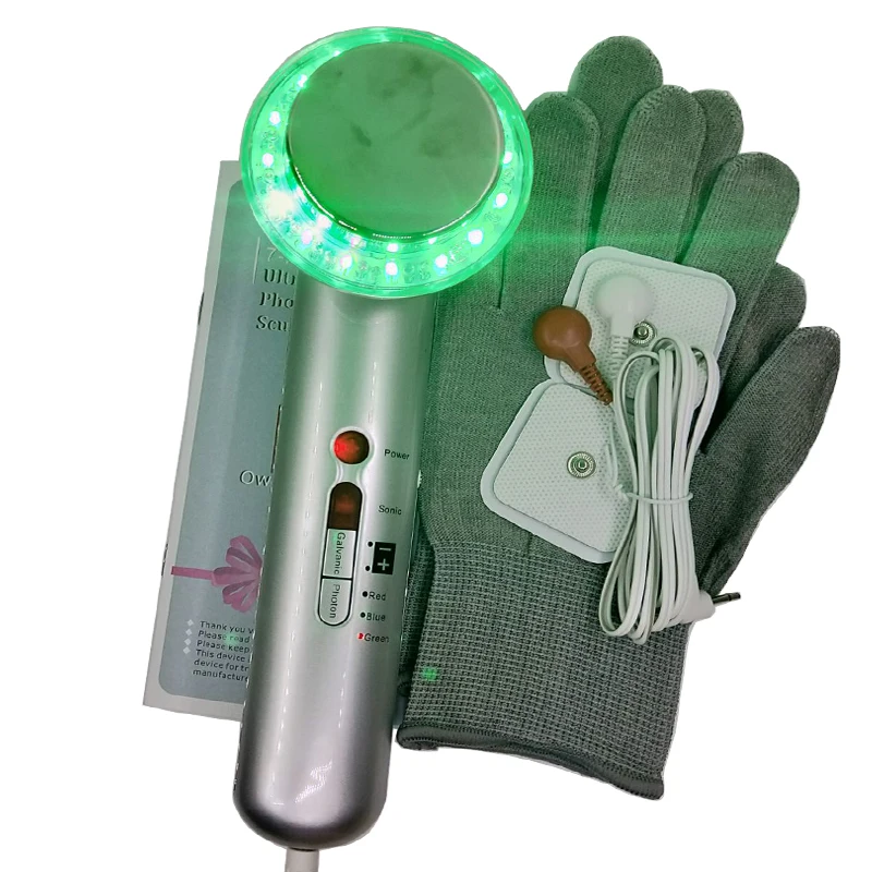 

Home Body Spa 1MHZ Ultrasound Ultrasonic Photon Galvanic Bio Microcurrent EMS Body Fat Burner Beauty Slimming Massager Machine