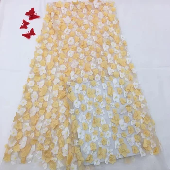 

African Lace Fabric 2019 High quality Dry lace Fabrics High Quality Cotton Lace Nigerian Lace Fabrics For Wedding 2019