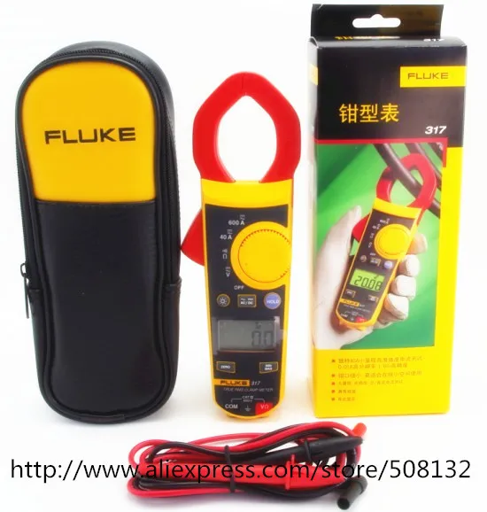 Цифровой клещи мультиметр FLUKE 317!! Фирменная Новинка! F317 400A/600A|clamp meter multimeter|digital clamp