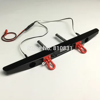 

Alloy Rear Bumper for 1/10 RC metal Crawler Axial SCX10 D90 with LED