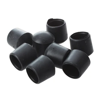 

8Pcs 5/8 Inch Foosball Soccer Football Table Rod Lid End Cap Fussball Black