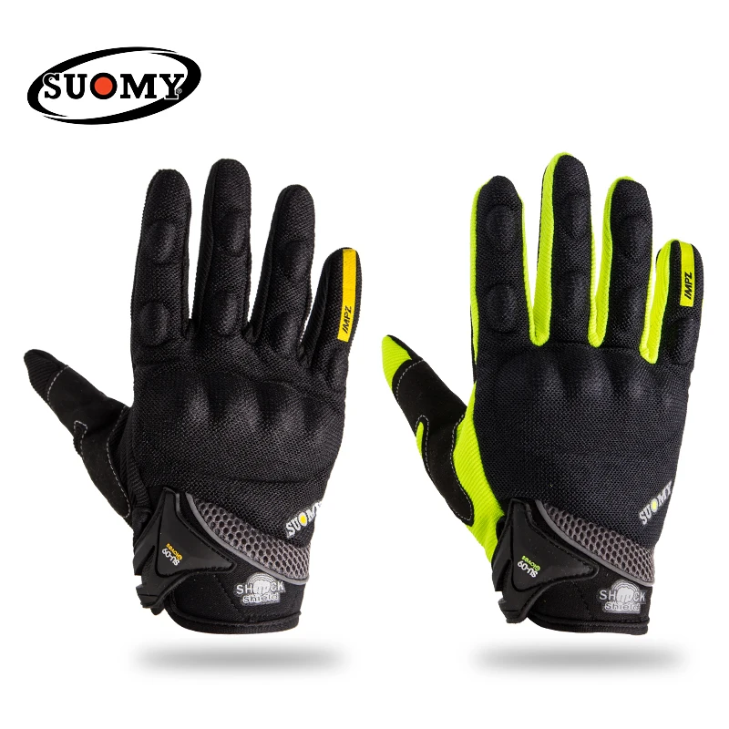 Motorcycle Gloves Sports Gloves SUOMY Motorcycle Gloves Racing Summer Full Finger Protective For Yamaha BMW