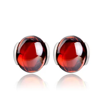 

925 Sterling Silver Earrings Vintage Blue garnet blue corundum are hypoallergenic and new