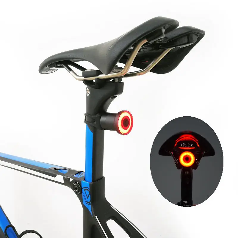 

Smart USB Rechargeable Bike Tail Light Intelligent Induction Brake Ultra Bright LED IPX6 Waterproof Bicycle Rear Light Xlite100