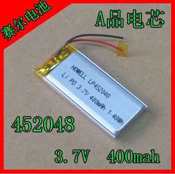 

Bekkinsale 400mah radio battery 3.7V dedicated external lithium battery core 452048 Rechargeable Li-ion Cell