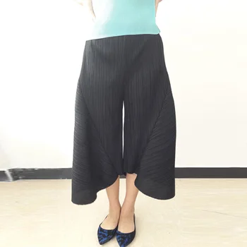 

Casual Pants Loose Wide Leg Pants Pleated Trousers