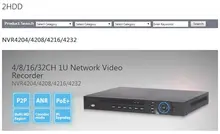 Dahua 5MP NVR4216 8CH/16CH/32CH NVR Vedio Recorder HDMI Onvif NVR4208 NVR4216 NVR4232 economical Dahua NVR Max 200Mbps incoming