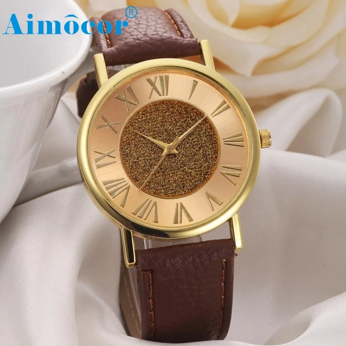 

2016 Luxury Fashion Simple Style Women Dial Analog Quartz Wrist Watch Z504