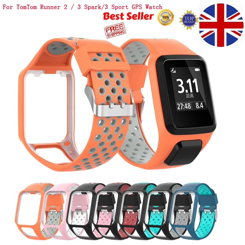 

Soft Silicone Replacement Watch Band Strap for Tom Runner 2 / 3 Spark/3 Sport Jogging GPS Watch Wristband Bracelet Bangle Band