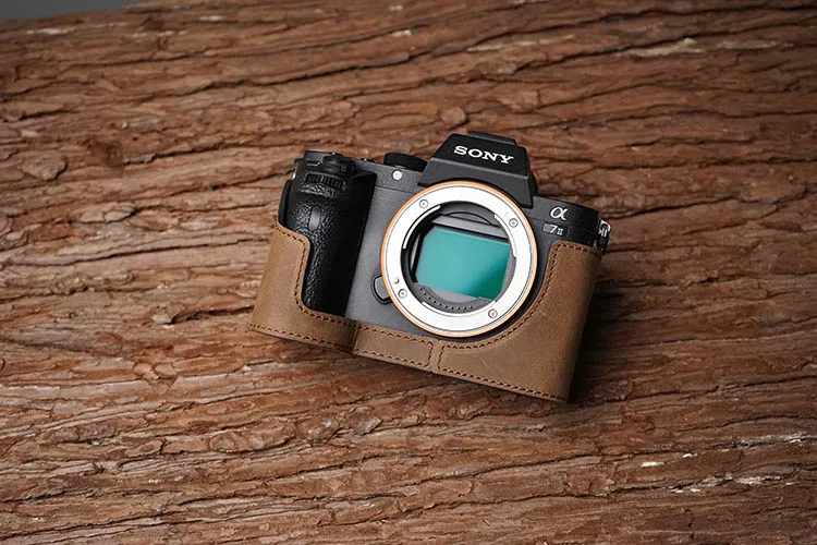 Mr.Stone Handmade Genuine Leather Camera case For