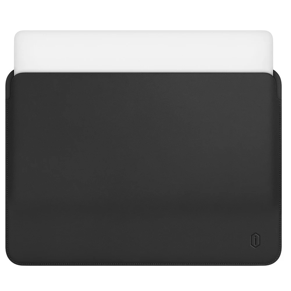 Baratos Bolsa de cuero WiWU PU para MacBook Pro 13 funda ultrafina para ordenador portátil para MacBook Pro 15 resistente al agua para MacBook Air 13 funda