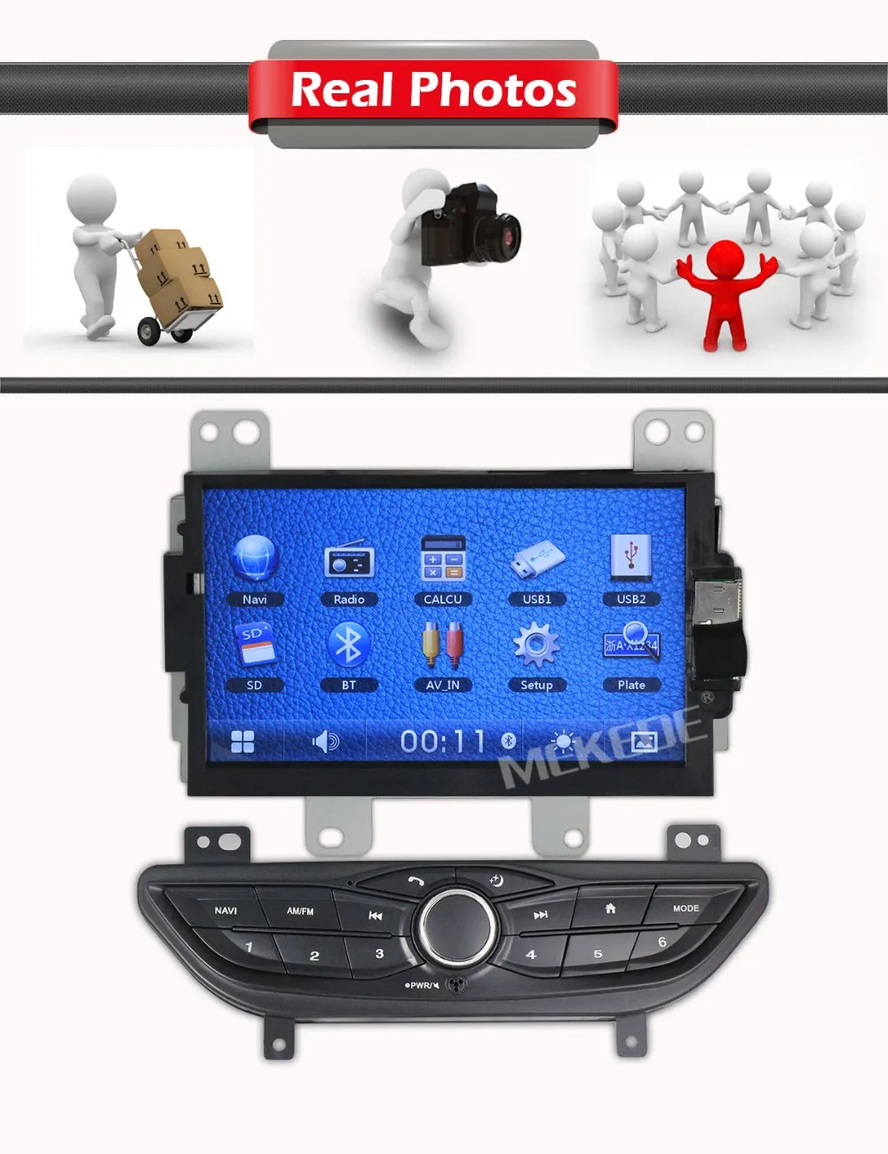 Cheap MEKEDE with Russian menu Car radio player for Geely GC5 with  Multi-Media bluetooth 10EQ band GPS navi free 16GB map 9