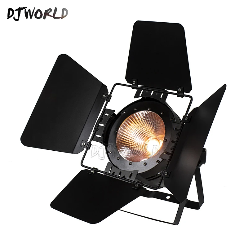 High Power 200W C0B LED Par With Barn Door RGBWA+UV 6in1COB Stage