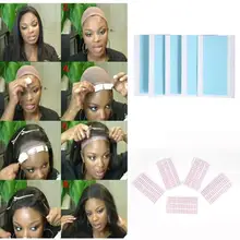 Новое поступление 12 шт./лист лента для волос клей 4 см* 2 см двухсторонняя лента Водонепроницаемый для шнурка парик инструменты для наращивания волос для женщин