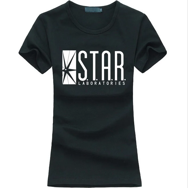 S.T.A.R Star Laboratories женская футболка Новая летняя Модная хлопковая Футболка harajuku femme Футболка Star Labs хипстерский Топ тройник