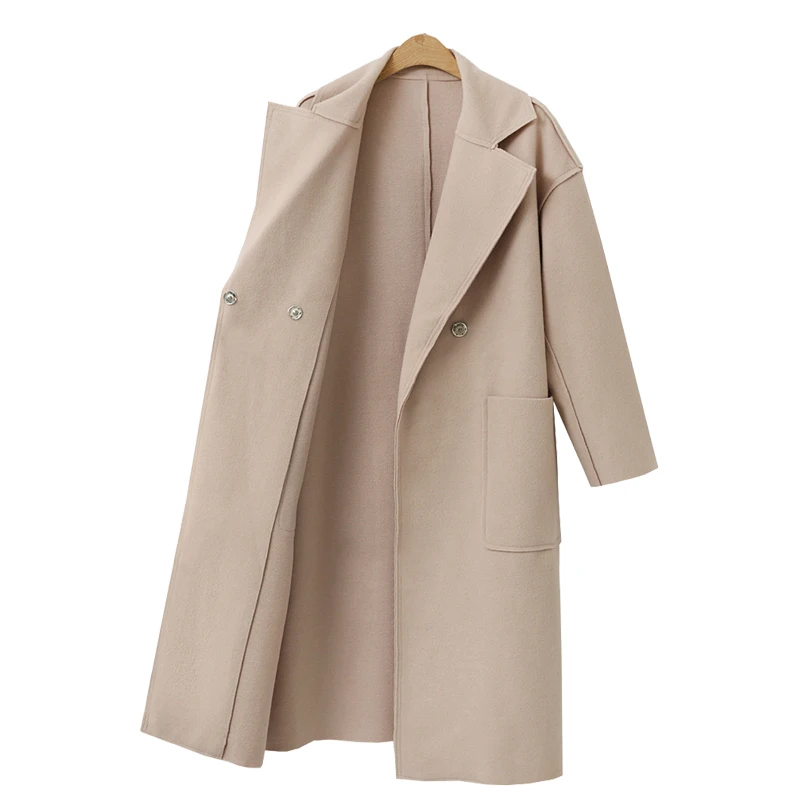 FLULU Autumn Winter Suit Blazer Women 2018 Casual Formal Wool Coat Elegant Work Office Lady Long Sleeve Blazer Mujer Outerwear