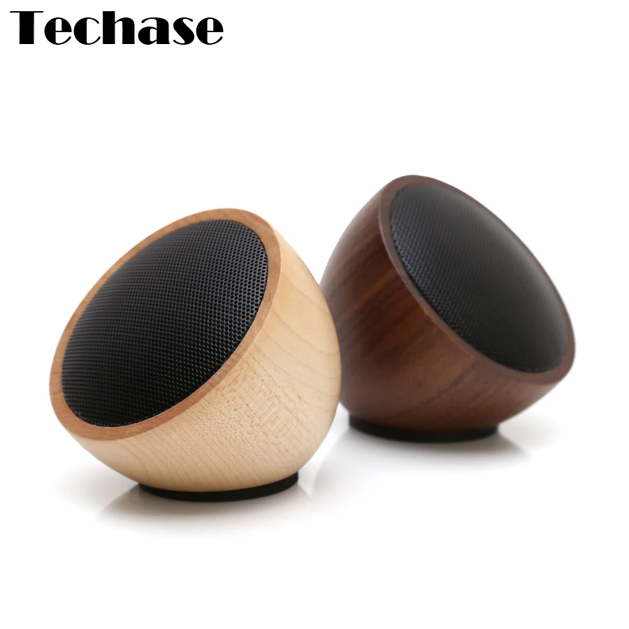 Techase Wooden Portable Speaker Bluetooth Alto Falante Wireless Mini Subwoofer Speakers Music Player Caixa De Som MP3 | Электроника