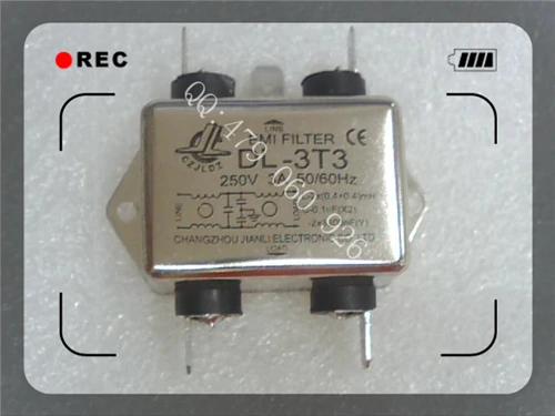 

[ZOB] Jianli EMI power filter switch DL-3T3 --10PCS/LOT