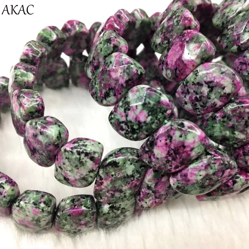 

Free shipping natural ruby in zoisite bangle beautiful faceted bangle for women bracelet