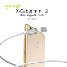 WSKEN Mini 2 металлический магнитный кабель type C для передачи данных type-C Быстрая зарядка для samsung S8 huawei Xiaomi