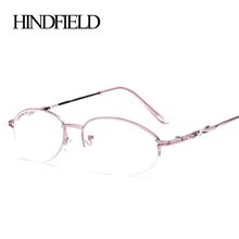 HINDFIELD сплав розовые очки для чтения женские линзы по рецепту+ 100,+ 200,+ 300,+ 400. 5 шт./лот GD8828